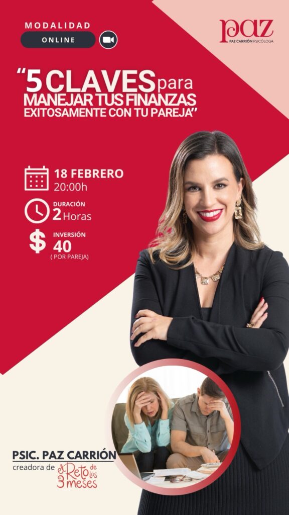 5 CLAVES PARA MANEJAR TUS FINANZAS EXITOSAMENTE CON TU PAREJA