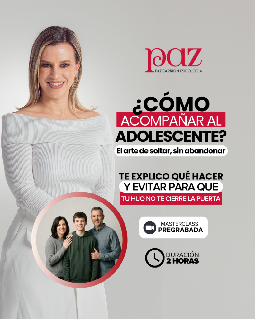 ¿CÓMO ACOMPAÑAR AL ADOLESCENTE? El arte de soltar, sin abandonar